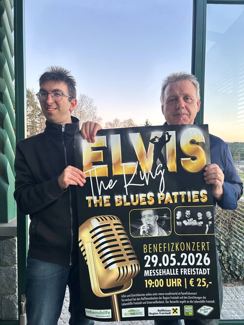 Lebenshilfe-Arbeitsgruppe bringt „ELVIS – The King & The  Blues Patties“ nach Freistadt 