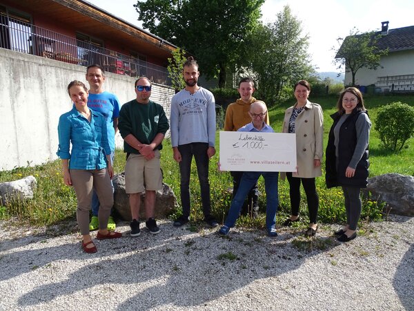 J&auml;hrliche Unterst&uuml;tzung der Lebenshilfe von der Villa Seilern