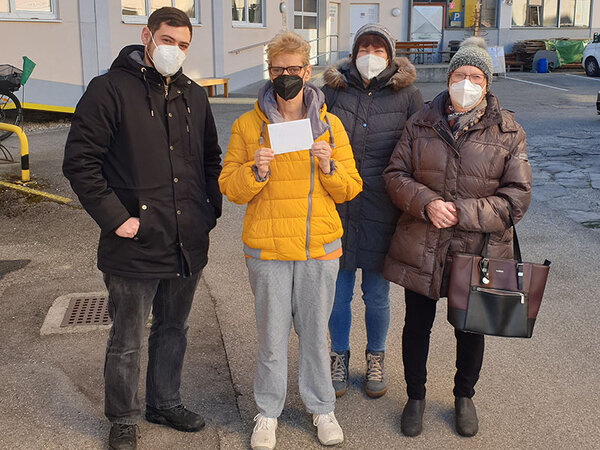 Engagement f&uuml;r warme F&uuml;&szlig;e und f&uuml;r die Lebenshilfe
