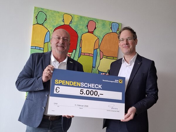 Lebenshilfe O&Ouml; freut sich &uuml;ber Spende der RVM Versicherungsmakler GmbH