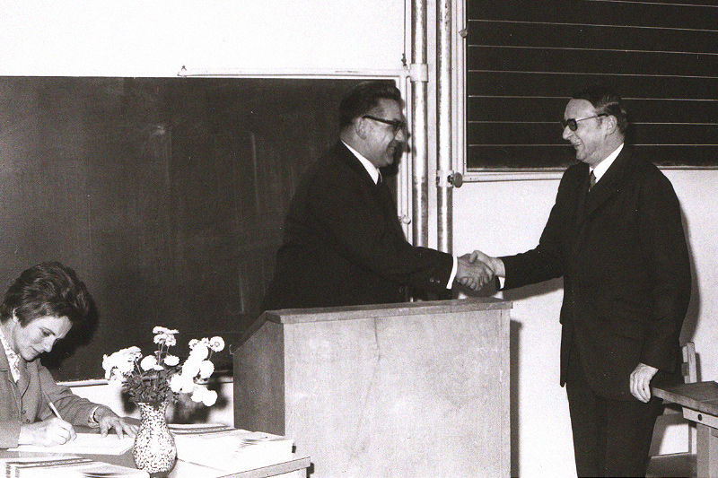 Gründung der Lebenshilfe OÖ im Jahr 1969 mit Walter Lukesch und Dir. OSR Ludwig Loidl.